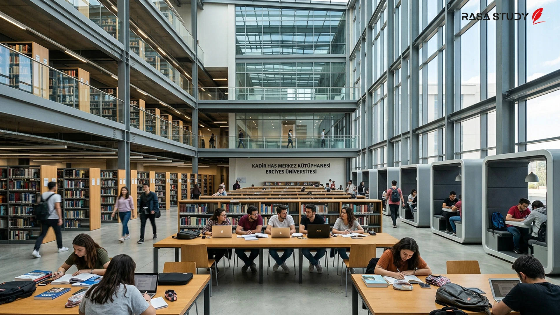 Opening ceremony of Erciyes University Central Library with Mustafa Elitaş