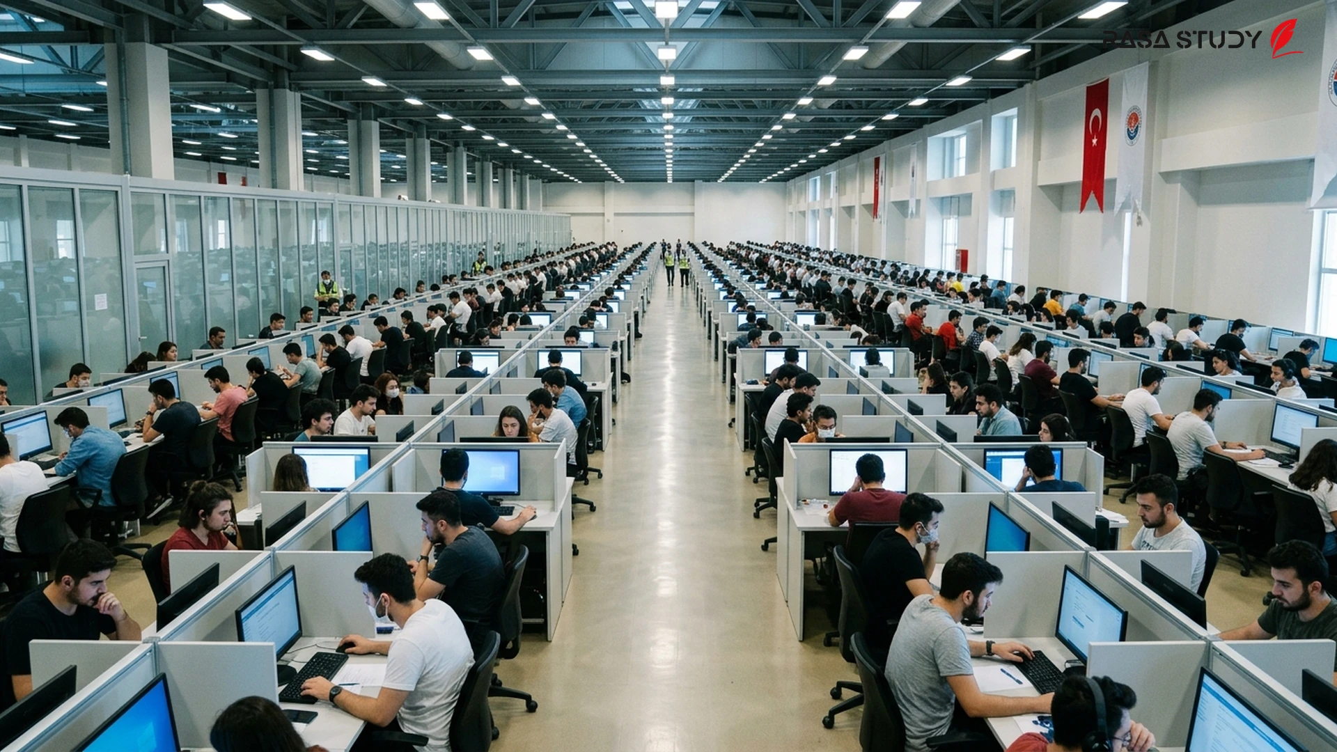مرکز آزمون الکترونیک اسنبوغا آنکارا، بزرگترین مرکز e-Sınav جهان