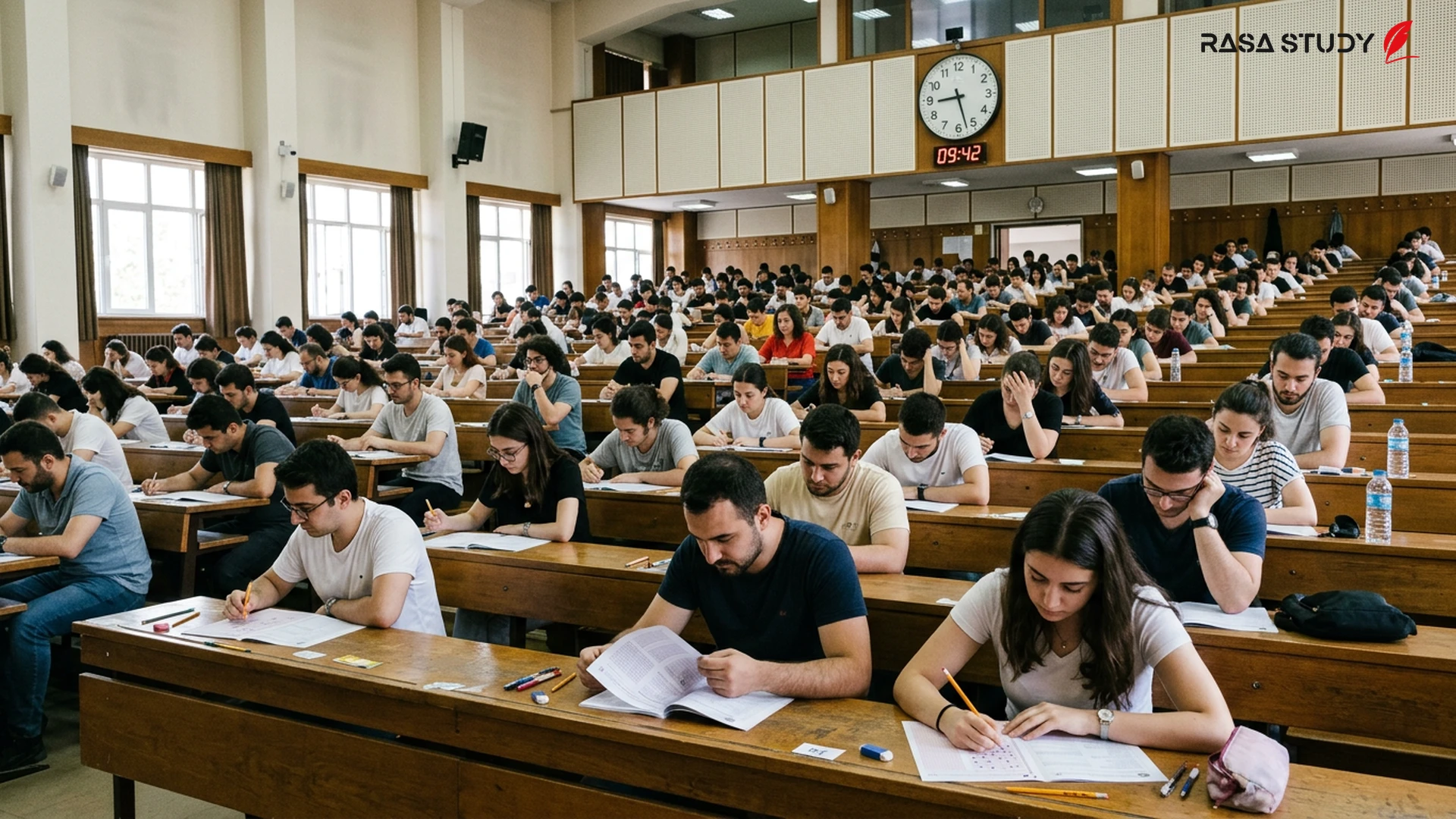 مبنى مركز ÖSYM وكتيب امتحان YDS التركي