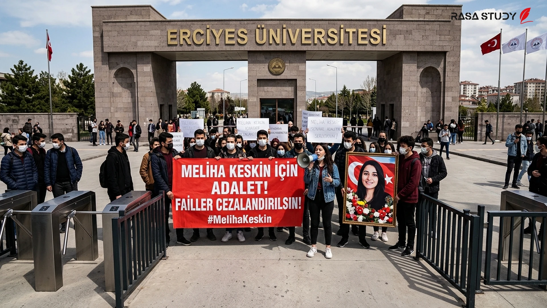 Sevda Karaca kadın hakları üzerine konuşma yaparken