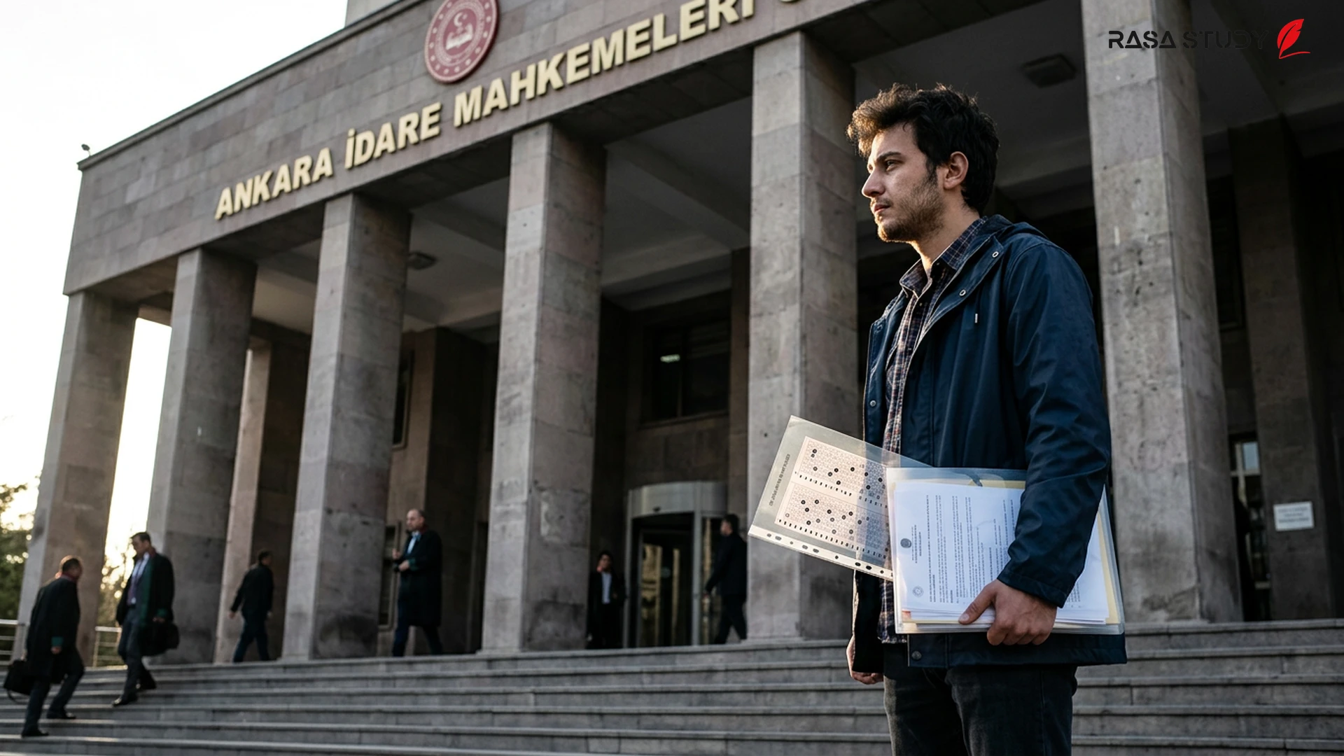 YKS sınav kitapçığı ve Türkiye ÖSYM ambleminin bir görüntüsü