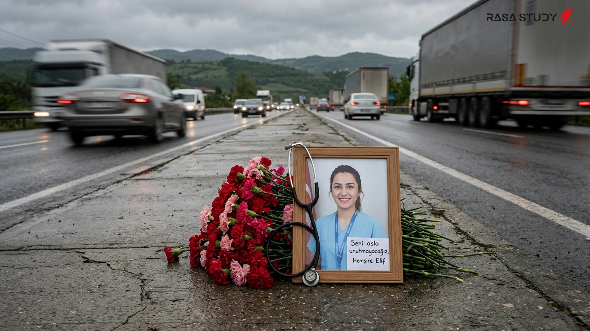تصویر دادگاه بارتین و محل حادثه تصادف دانشجوی دانشگاه بارتین