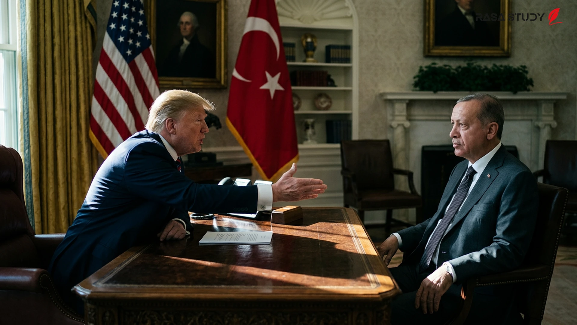 دیدار دونالد ترامپ و رجب طیب اردوغان در حاشیه یک نشست بین‌المللی