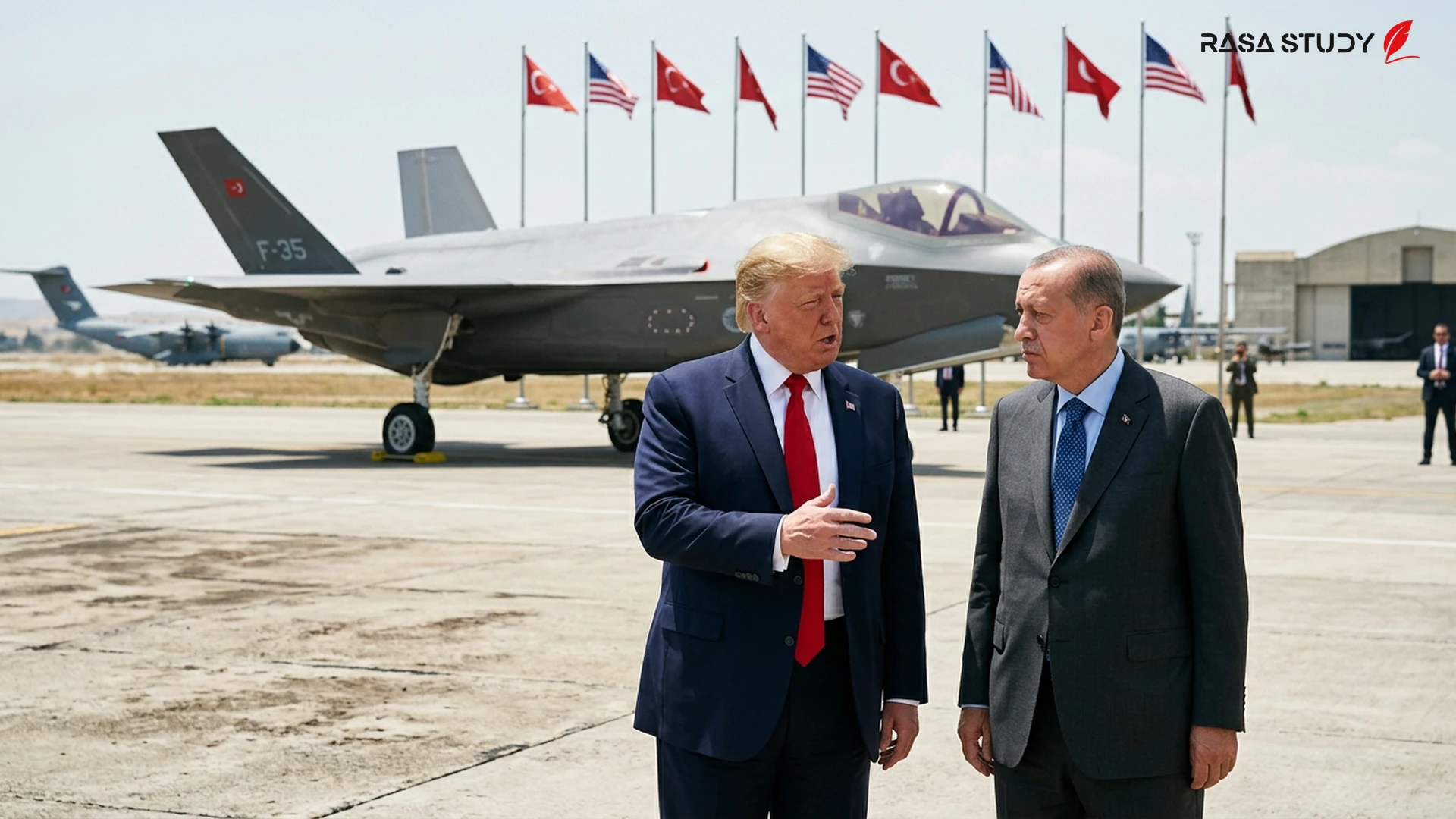 دونالد ترامب ورجب طيب أردوغان في قمة الناتو 2026 في أنقرة
