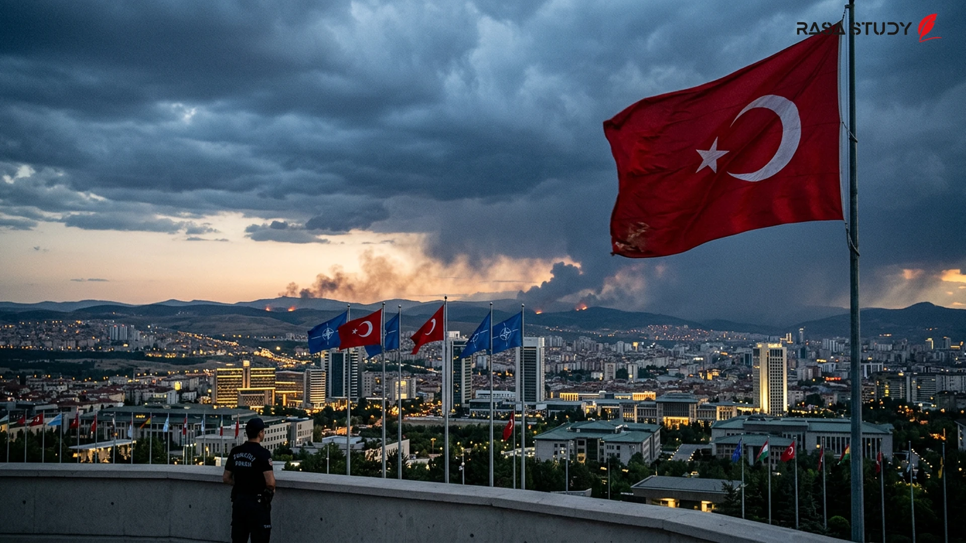 رجب طیب اردوغان در حال سخنرانی درباره ثبات منطقهای در سال ۲۰۲۶