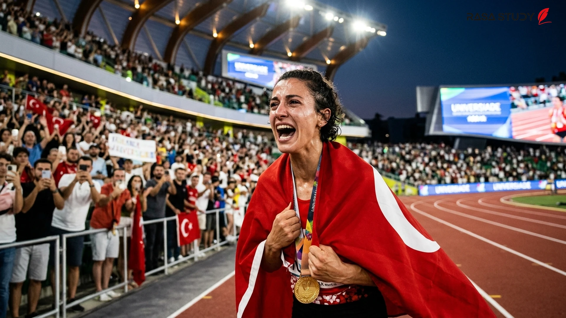 FISU 2026 Oyunları'nda zafer kutlayan Türk sporcular