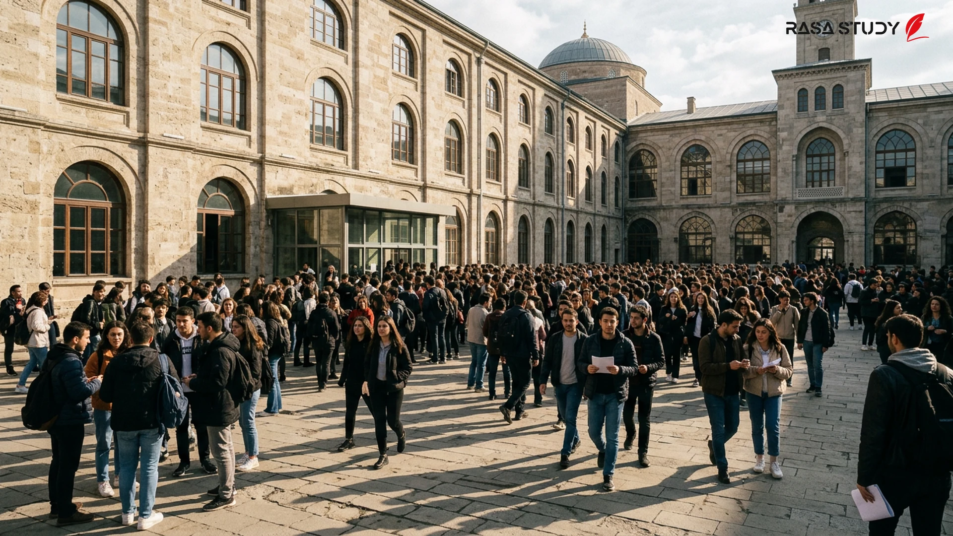 Students studying for the 2026 Turkish university entrance exam