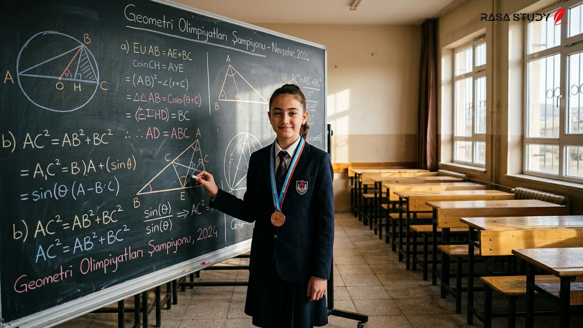 Matematik Olimpiyatı'nda başarılı Nevşehirli öğrenci Zeynep Esma Kaya